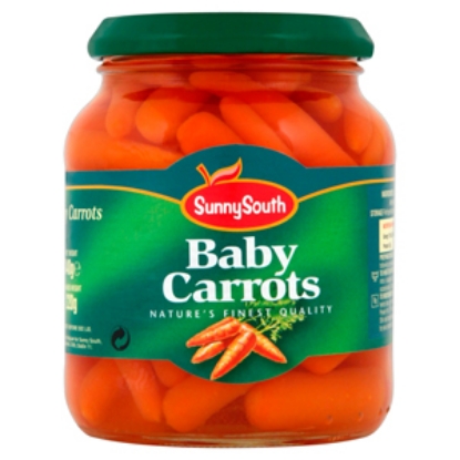 Picture of SunnySouth Whole Baby Carrots 340g x12